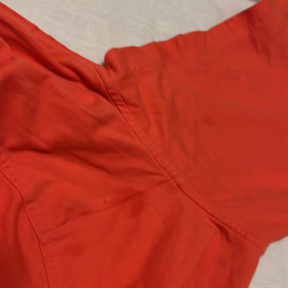 Women’s LANDS’ END, Zip Up, Roll Tab Sleeves Dress, Portland Orange, Size S/P - Picture 5 of 5